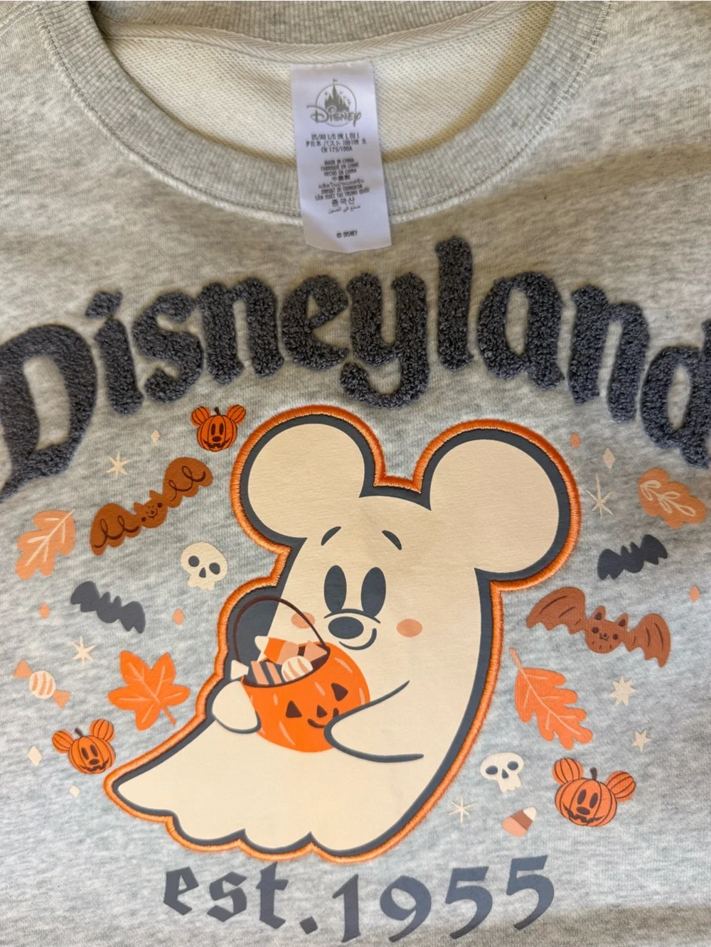 Disneyland Parks Official 2025 Ghost Halloween Sweater Adult Disney